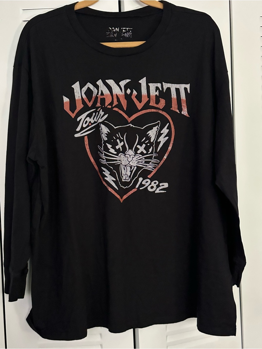 torrid Black Joan Jett Tour Graphic Long Sleeve Tee